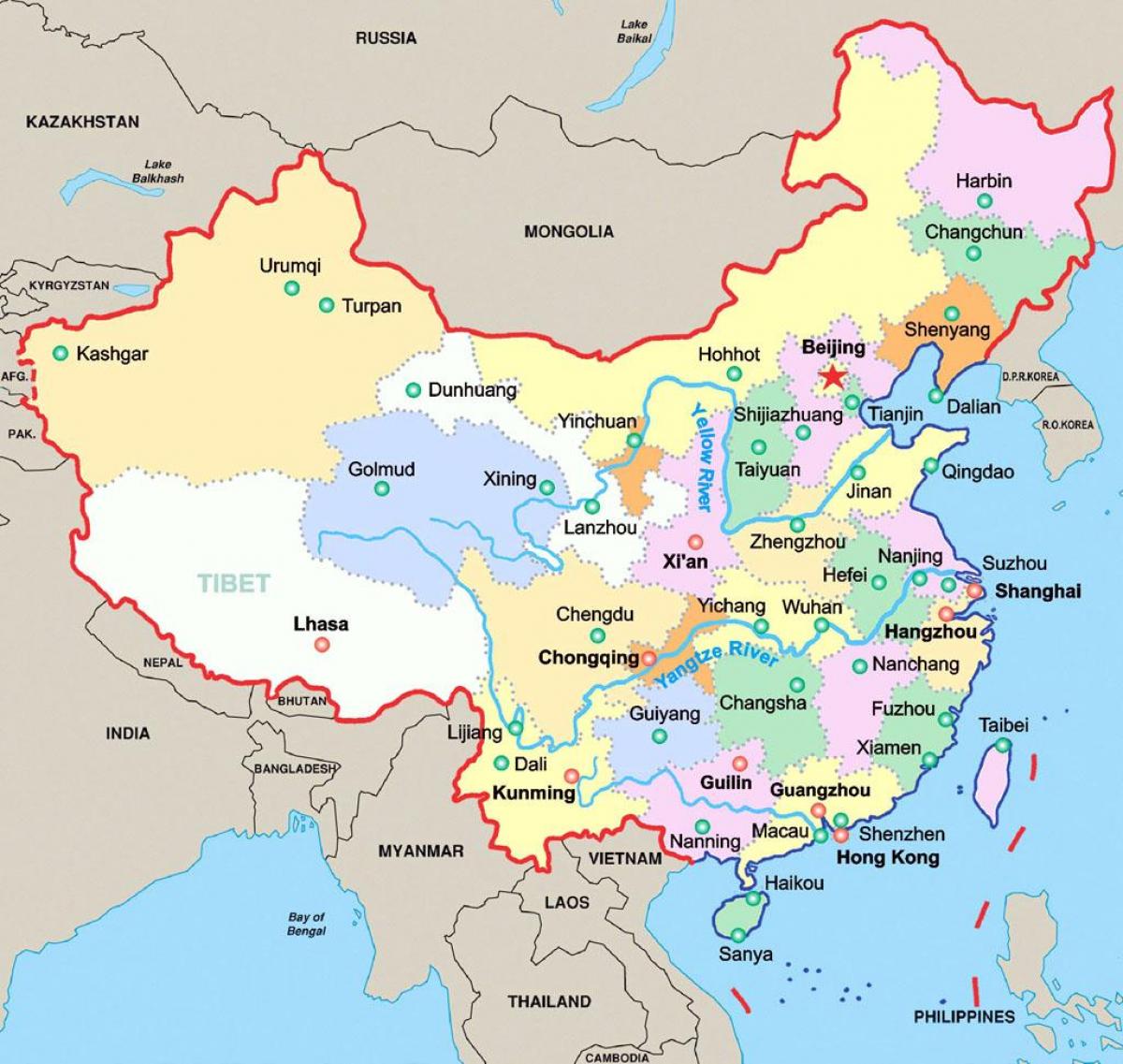 Kina på kartet