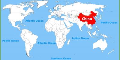 Verden kart over Kina